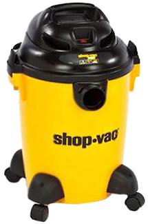 Shop Vacuum, 22.8 liter (6 US gallon) Poly Tank, 3.5 hp, with Accessories, Shop Vac