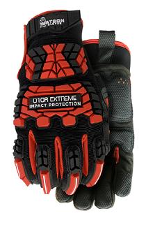 Gloves, Work, Impact/Cut/Puncture Resistant, Medium, Watson 