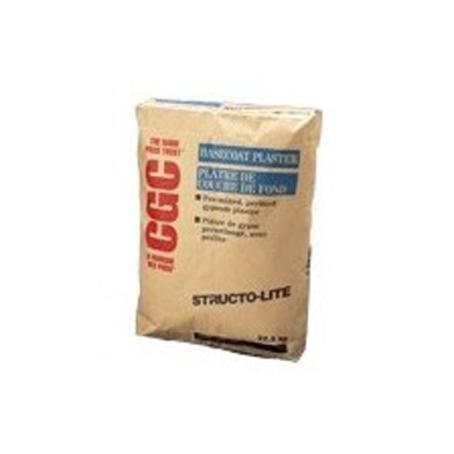 Plaster, STRUCTO-LITE Basecoat Plaster, 22.5 kg bag