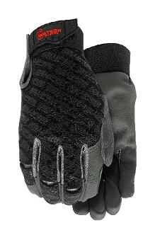 Gloves, Work, Microfiber/Spandex, Abrasion-Resistant, Large, WATSON 