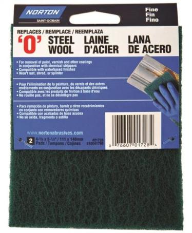 Synthetic Steel Wool Pad, 4 3/8