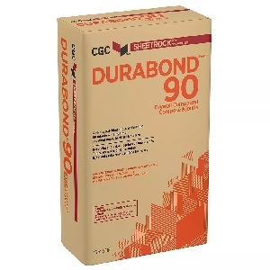 Drywall Patching Compound, Setting-Type, Durabond 90, 15 kg bag, CGC