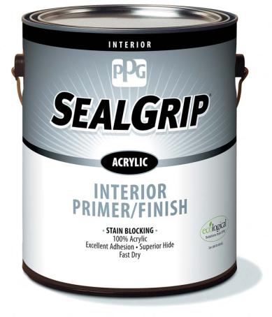 Primer, Interior, Acrylic Latex, SEAL GRIP, Tintable White, 3.78 liter