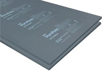 Sheet Insulation, STYROFOAM SM30, 2 ft x 8 ft x 2.0
