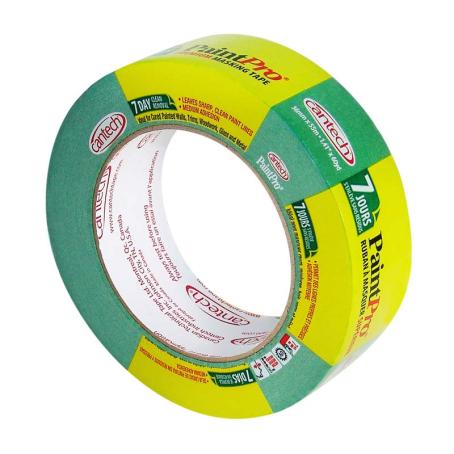 Masking Tape, Paint Pro Green, 10-Day, 36mm x 50m, 4-Pack
