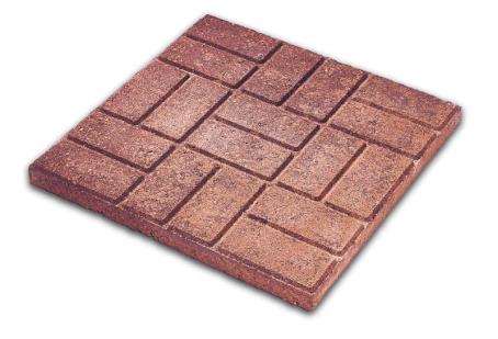 Patio Stone, Brick Pattern, RED RANGE, 20