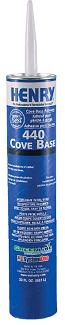 Cove Base Adhesive, Henry H440, 30 ounce tube (covers 50 lin ft/tube)