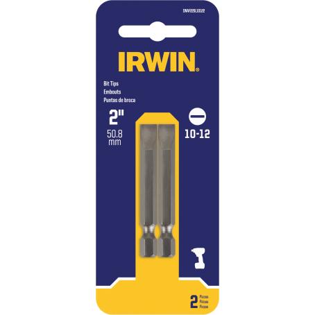 Power Bit, #10-12 Slotted, 2