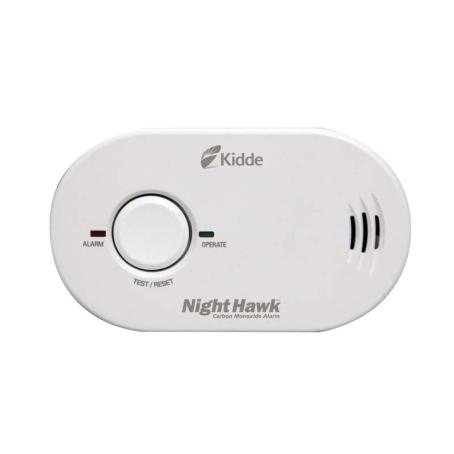 Carbon Monoxide Detector, 3x AA Battery, Test/Reset Button, Kidde