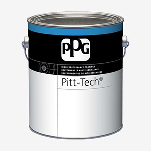Paint, Int/Ext, Acrylic, PITT-TECH DTM Enamel, Satin, Midtone Base 3.78 liter