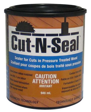 End Cut Preservative, Cut-N-Seal, 946 ml, Brown