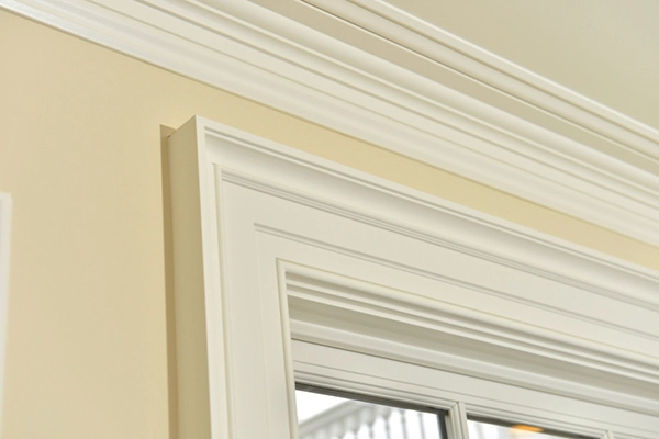 Backband trim around window