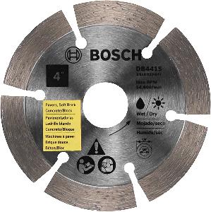 Diamond Blade, Segmented Rim (rough cuts, wet/dry), 4