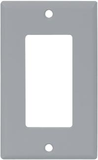 Cover Plate, Decora, Single Gang, GREY