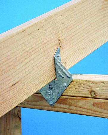 Rafter Tie Down, Galvanized, Simpson, H1A