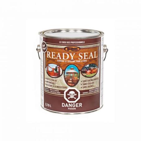 Ready Seal, Exterior Wood Stain & Sealer, Dark Walnut, 3.78L