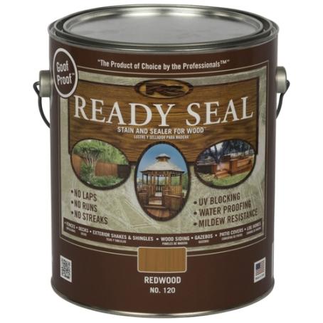 Ready Seal, Exterior Wood Stain & Sealer, Redwood, 3.78L