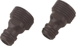 Hose Quick-Connect Fitting, Male, Plastic, 2/pkg, Landscaper Select