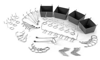 Pegboard Organizer Set, 43 pcs, Stinson