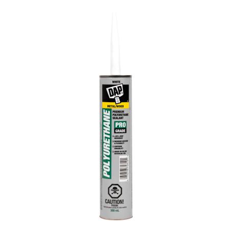 Caulking, Dap Premium Polyurethane Sealant For Joints, Window-Door-Concrete, WHITE, 300 ml