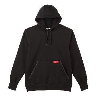 Fleece Pullover Hoodie, H/D, XX-Large, BLACK, Milwaukee