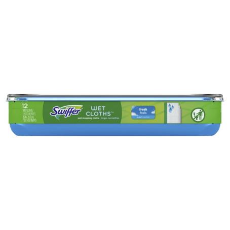 Swiffer Sweeper Wet Refills, 12/pkg