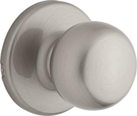 Passage Knob Set, FAIRFAX, SATIN NICKEL, Weiser Builder Pack