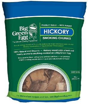 Smoking Chunks, Hickory, 9 liter bag, Big Green Egg