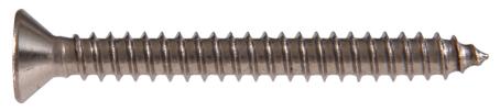 Sheet Metal Screw, Flat Head, #6 x 3/4