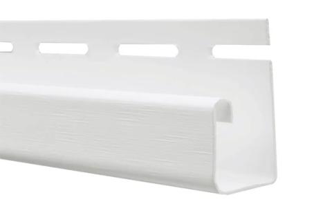 J-Trim, Vinyl Soffit, Brushed Finish, 1/2