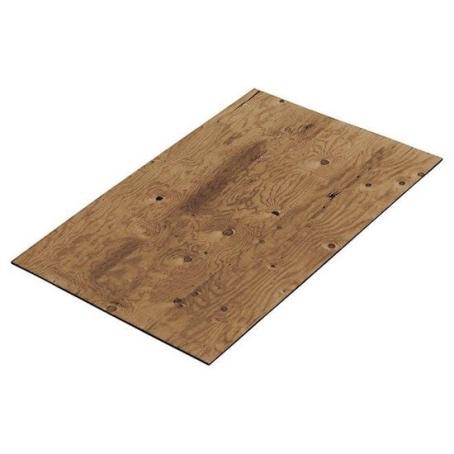 Plywood, Pressure Treated, Brown, 4' x 8' x 1/2