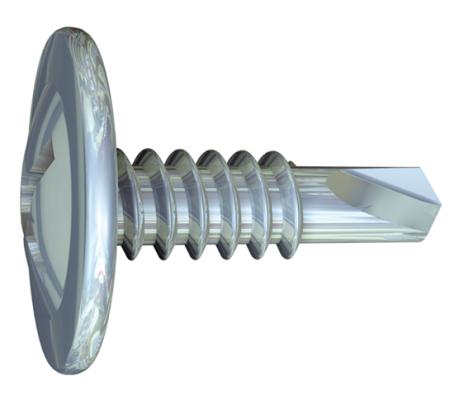 Framing Screw, Grabber, Truss/Wafer Head, Self Drill, #8 x 1/2