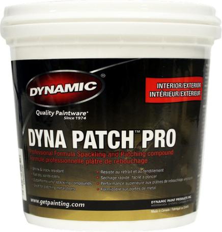 Spackling, DYNA PATCH PRO, Interior/Exterior, 450 ml (085002) Dynamic