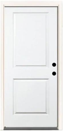 Exterior Door, Steel, 2-PANEL, Right Hinge, 32x80