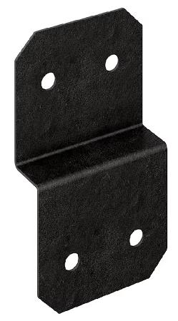 Joist Tie, Ornamental, for 2x joist/6x post, BLACK, Outdoor Accents AVANT