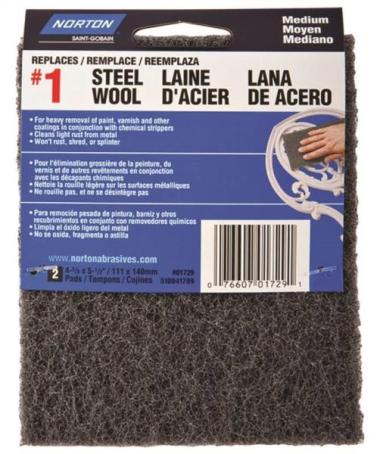 Synthetic Steel Wool Pad, 4-3/8