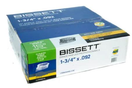 Coil Framing Nails, 1-3/4