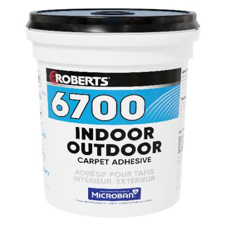 Adhesive, Carpet, Indoor/Outdoo, Solvent-Free, 15 liter pail