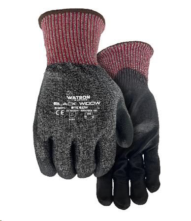 Gloves, Work, Cut-Resistant, Knit Polyester/Polyurethane, X-Large, WATSON 