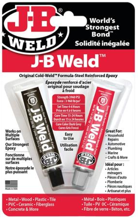 Epoxy, High-Strength, 2x 28 g tubes, J. B. Weld