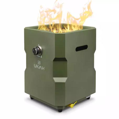 Fire Pit, Portable, Propane w/Igniter, Ukiah TK-1043