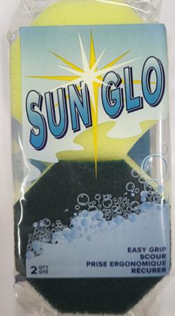 Scouring Sponge, Easy-Grip, 3