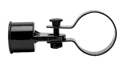 Rail End Assembly, BLACK, 1-7/8