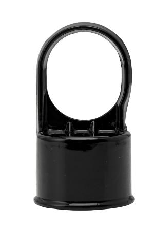 Line Post Cap, BLACK, 1-1/2