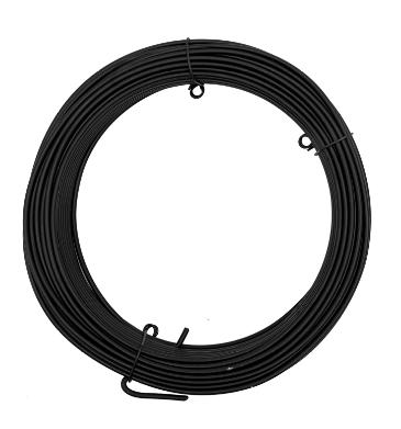 Bottom Wire, BLACK, 9GA, 100 ft, Chain Link Fence