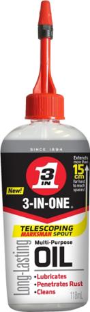 Lubricant, 3-in-1, 118 ml liquid