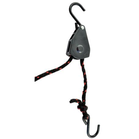 Tie Down Rope, w/Hooks, 3/8