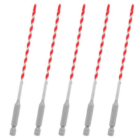 Drill Bit, Masonry, Hex Shank, Rotary/Hammer, 3/16