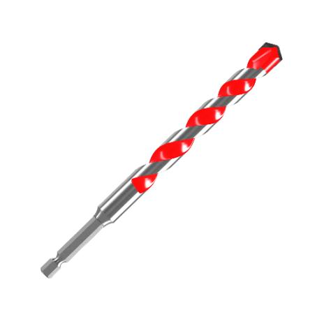 Drill Bit, Masonry, Hex Shank, Rotary/Hammer, 1/2