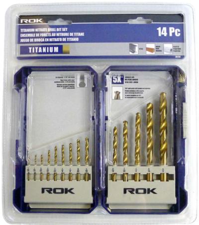 Drill Bit Set, 14 pc, 1/16